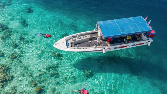 含大疆水下拍攝！仙本那浮潛深潛馬達京島邦邦島汀巴汀巴島一日遊