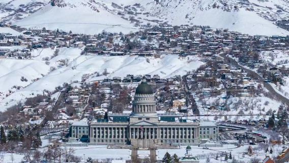 美國鹽湖城聖殿廣場+猶他州議會大廈+天空之境【定制包車】