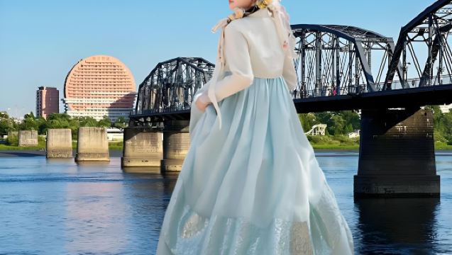 Lawatan Setengah Hari Hiburan Tulen Dandong [Kereta + Insurans + Pelayaran + Pintu Negara + Muzium Kereta Api + Taman Persik Hekou]