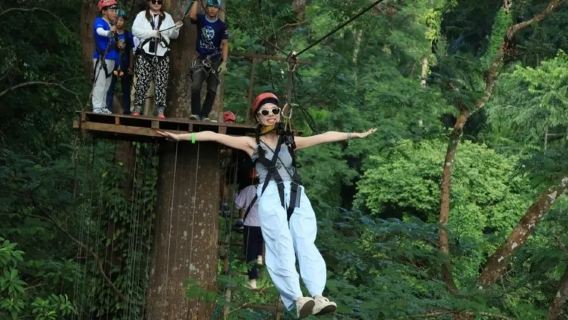 Zipline Hanuman World di Phuket | Roller Coaster | Perkhidmatan Pengangkutan