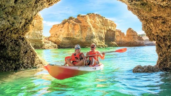 Kayak into the Hidden Caves and Secret Beaches