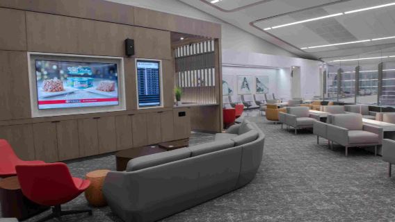 Voucher para o Lounge VIP no Aeroporto de LaGuardia em Nova York/Lounge VIP do Aeroporto LGA | Conexão/Descanso