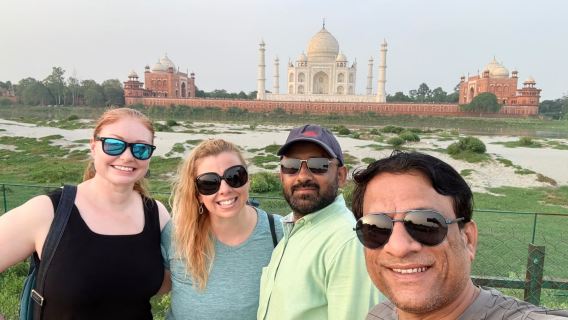 Taj Mahal Sunrise & Sunset Tour with Agra Fort & Fatehpur Sikri from Agra