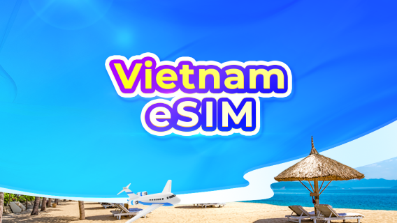 Vietnam 5G eSIM | ChatGPT Available | Day Pass/Total Data Package | 24-Hour Billing | QR Code