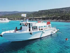 Blue Lagoon Cruise with sightseeing departing from LATCHI HARBOUR. Postcode 8840