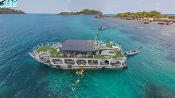 富國島大船雙島一日遊 【 浮潛+海釣+飯店接駁+午餐】