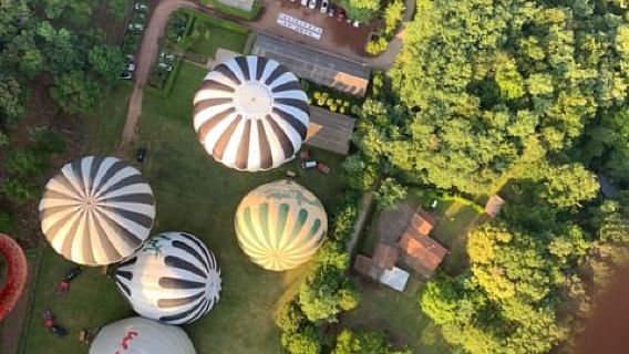 Vol en montgolfière d'une demi-journée au-dessus des volcans de la Garrotxa