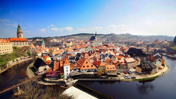 Český Krumlov - with entrance to the castle