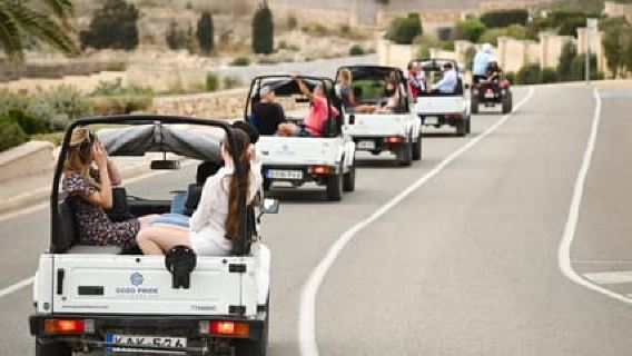Gozo Island: Shared Sunset Jeep Tour & Comino Visit