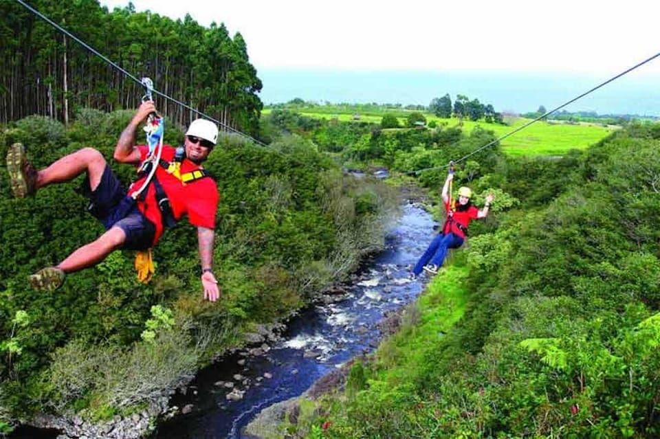 Hakalau: avventura zipline a 9 linee con vista sulle cascate di Umauma