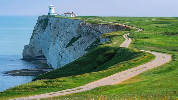 英國七姊妹白崖布萊頓海攤一日遊，中文司導，伯明罕來回接送