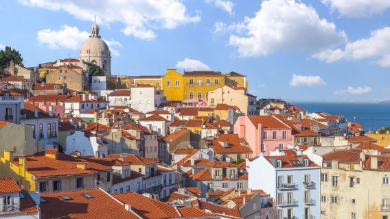 Lisbon: Thang máy Santa Justa - Tu viện Carmo - Lâu đài São Jorge - Đài quan sát Miradouro da Graça