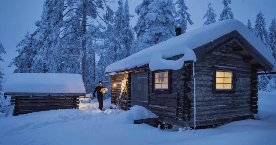 Sälen: Eislauftour mit Mittagessen und Hotelabholung