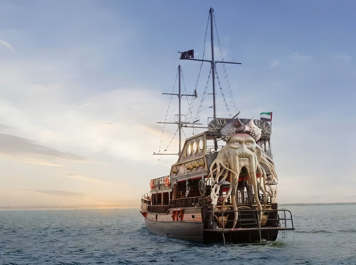 杜拜海盜主題觀光船Dubai Creek Harbour杜拜港巡遊/Dubai Creek Pirate Ship Cruise