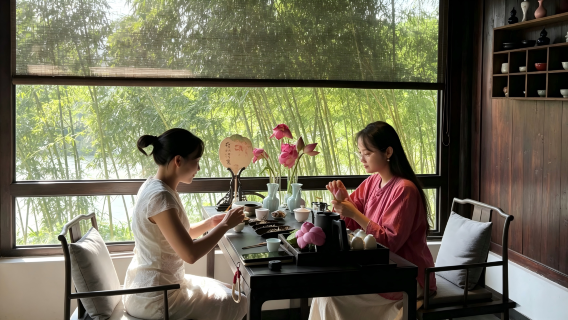Hangzhou · Södra Song-dynastins eleganta samling: Tedegustation · Förklaring av sex stora teklasser · Song-dynastins tepreparationsmetod · Handgjord lotusté