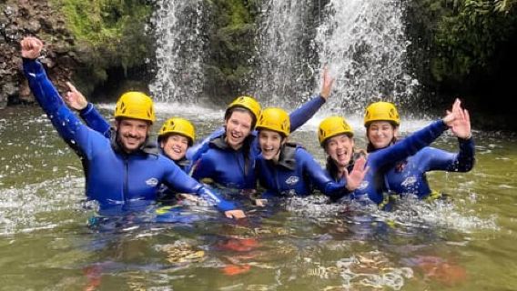 Canyoning in Ribeira dos Caldeirões – Hidden Waterfall Adventure