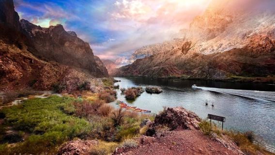 From Las Vegas: Moonlight Kayak Tour on the Colorado River