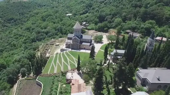 Kakheti: Sighnaghi city. Bodbe, Corporation Kindzmarauli. Telavi.
