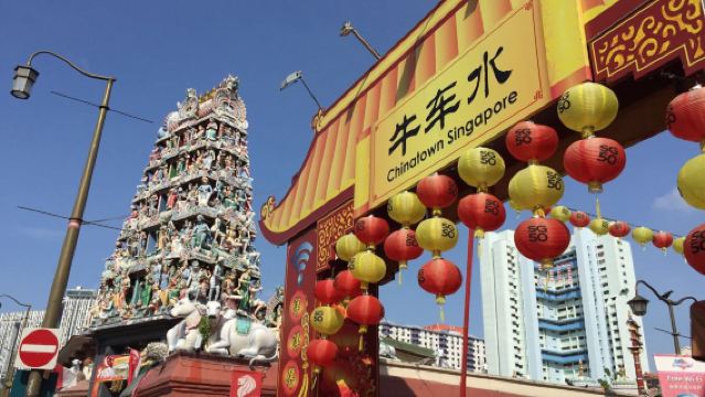 【新加坡深度一日遊】魚尾獅公園+甘榜格南+牛車水+聖淘沙島