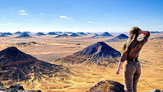 埃及白沙漠國家公園黑沙漠黑白沙漠【開羅出發+星空帳篷】