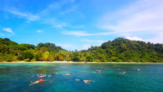 จากเกาะลันตา: ทัวร์ดำน้ำตื้นโดยเรือสปีดโบ๊ท 4 เกาะ & เกาะกระดาน