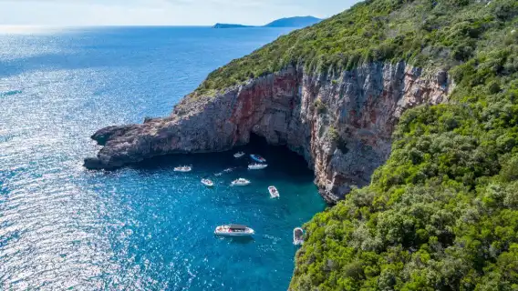 Kotor Fjord and Blue Cave speedboating Cruise [Check-in Submarine Base, 3 Timetables Available]