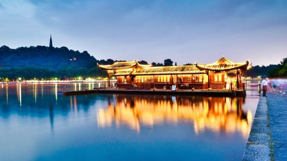 Hàng Châu + Chùa Linh Ẩn + Sông Tiền Đường + Tây Hồ / hướng dẫn viên/ Tiếng Trung / Tiếng Anh / Tiếng Nga / F