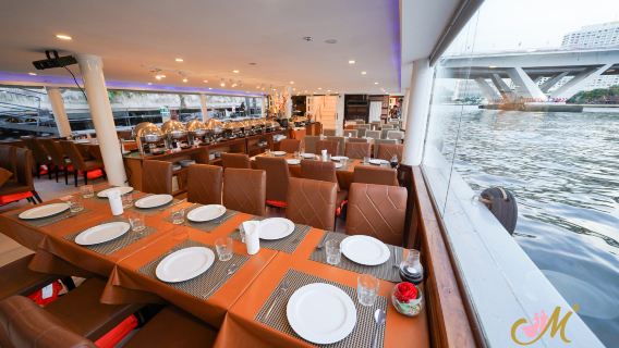 Du thuyền Meridian Cruise Bangkok @ ICONSIAM Băng Cốc|Có thể chọn Du thuyền 1 hoặc Du thuyền 2