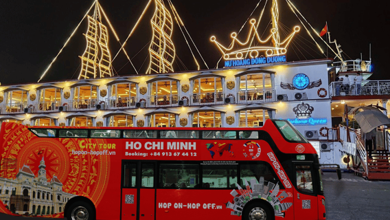 Ho Chi Minh: Open-Top Bus Tour & Dinner On Cruise