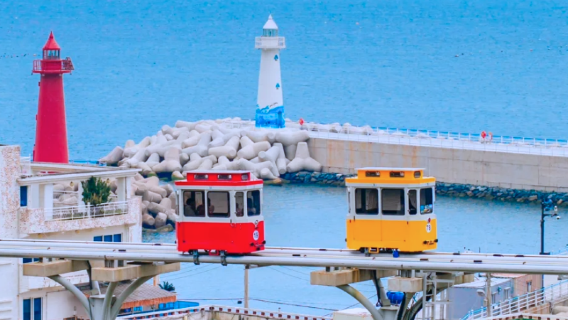 Busan Sky Capsule + Gamcheon + Oryukdo Skywalk + Baekje Cultural Village