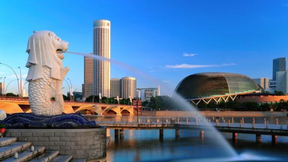 Tour 1 ngày Singapore: Tượng Sư Tử Merlion - Phố Haji - Khu Chinatown - Vịnh Marina - Thuê xe riêng (hướng dẫn viên tiếng Trung/Anh)