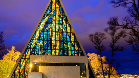 挪威特羅瑟姆極地博物館+纜車+北極大教堂【中文專車北境之旅】