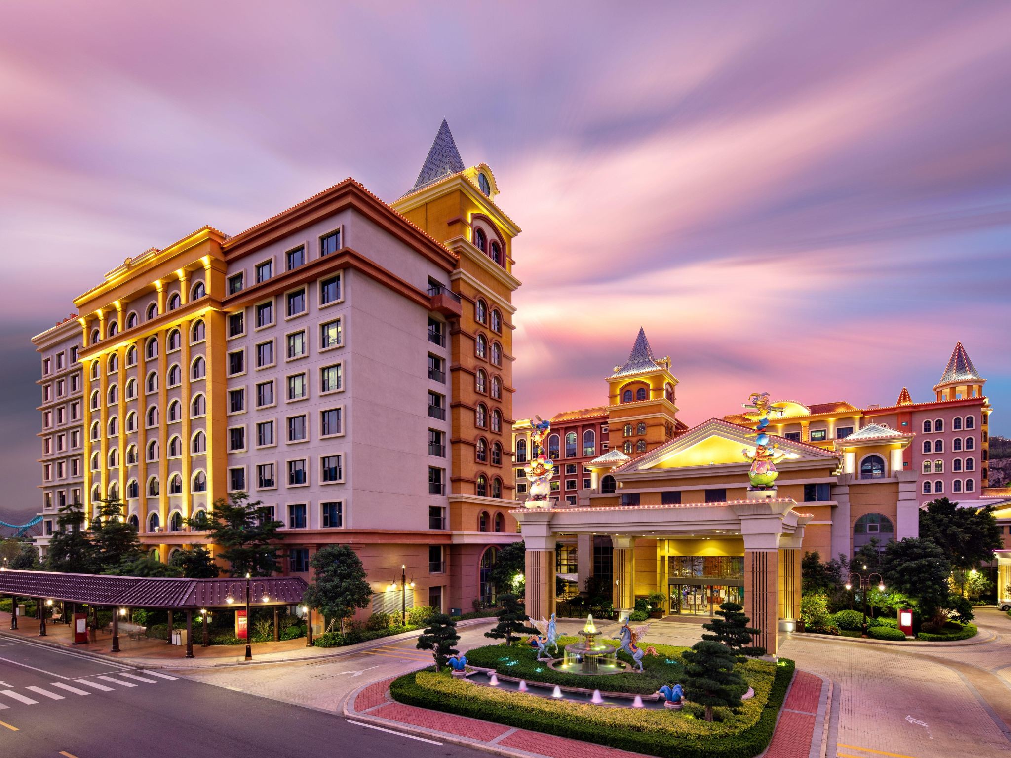 주하이 창롱 서커스 호텔 오션 킹덤/창롱 쇼/스페이스쉽 테마파크/카카 호/조식 및 석식 호텔 패키지 추천 미식