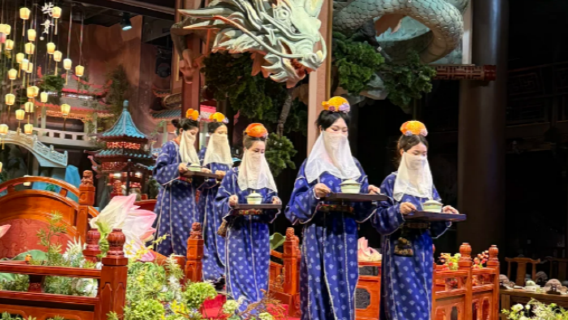 【台州敍宴·宮廷餐秀】浙江台州敍宴宋朝主題《新安賦》丨提供妝造+宮廷樂舞+可選午宴/晚宴
