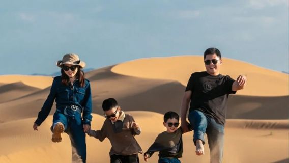 Lawatan Sehari Keluarga & Eksklusif Yinchuan Wuhai: Tarikan Ekopelancongan Tasik Wuhai/Kuil Manbala Seng