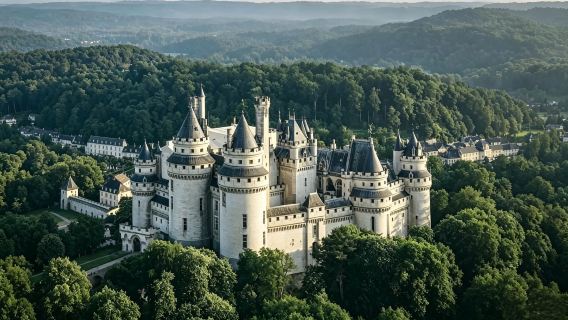 Lawatan sehari istana Paris | Kumpulan kecil 2-8 orang dalam bahasa Cina tanpa beratur untuk istana Pierrefonds + Compiègne