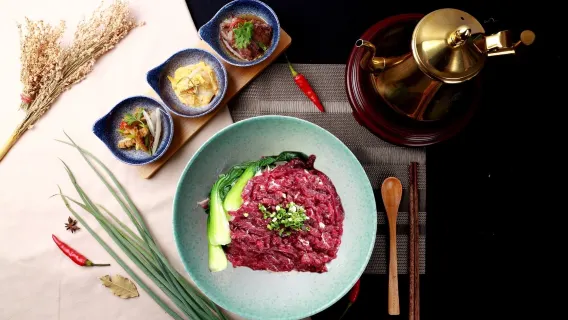 Kinmen Food and Beverages | [Yuantou Farming Concept Pavilion] Kinmen Authentic Sake Beef Dishes Fresh Cut Warm Meal Coupon