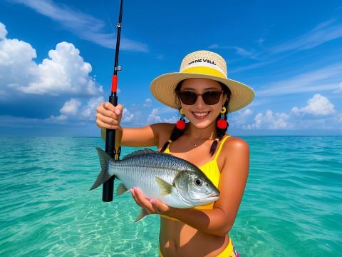 仙本那休閒海釣半日遊【專業裝備/漁獲可帶走/老少皆宜】