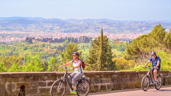 E-bike adventure to Fiesole from Florence with olive oil tasting