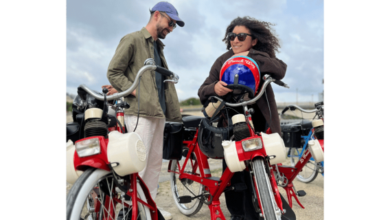 Left Bank Highlights: Guided Vintage Bike Tour on a Solex