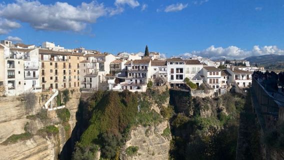 From Mijas, Malaga: Ronda Private Transport Café Bullring Tapas Drinks