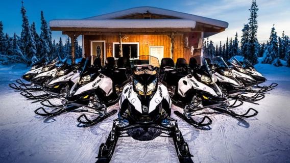 North Pole Alaska: Guided Fairbanks Snowmobile Tour