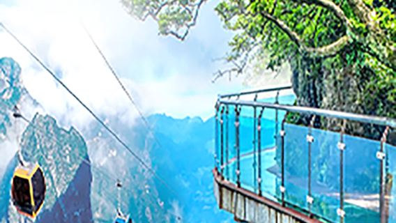 Piccolo gruppo di 10 persone * Tour essenziale del Parco Forestale Avatar di Zhangjiajie + Montagna Tianmen + Ponte di Vetro