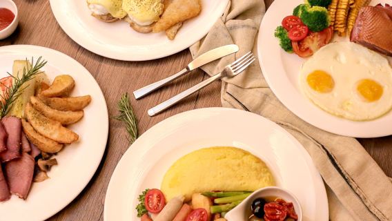Taipei Victoria Hotel LA FESTA Restaurant Brunch set for 2 Voucher (NT$100 extra for 2 people on holidays)