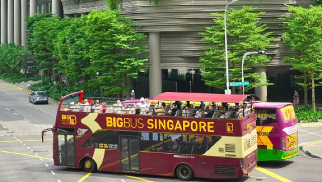 Big Bus Singapore新加坡雙層觀光巴士 1日隨上隨下巴士票 黃線城市之旅/紅線文化遺產之旅均可體驗