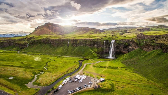 perjalanan satu hari ke Islandia Selatan (Berangkat dari Reykjavik) [layanan pelanggan Berbahasa Mandarin + pemandu wisata Berbahasa Inggris]