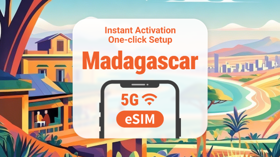 Madagascar 5G eSIM | Supports ChatGPT & TikTok | 1–30 Days | Instant QR