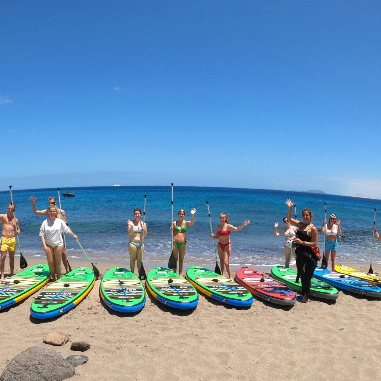 Playa Blanca: Paddle Boarding Class + Snorkeling + Transfers