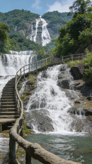 Thousand-Step Cloud Ladder × Spectacular Cliff Waterfall Oxygen Carnival "Zengcheng Baishui Village + Conghua Nanping Jingxiu Town"