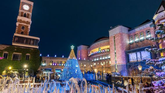 Jozankei Onsen, luxuriöses All-you-can-eat-Krabbenessen und Lichterfest im Shiroi Koibito Park – Tagesausflug ab Sapporo!